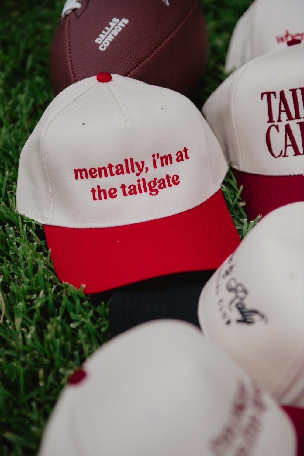 Mentally, I'm At The Tailgate Trucker Hat Vintage