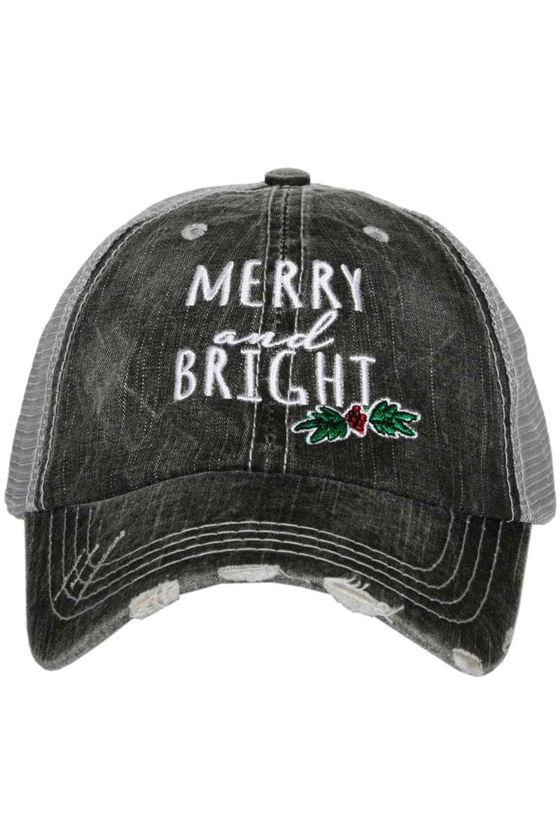 Merry and Bright Trucker Hat - Katydid.com