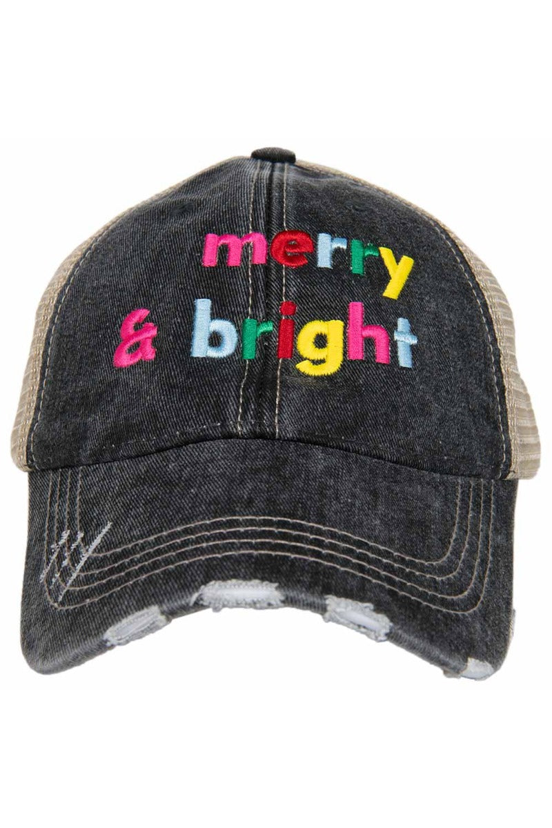 Merry and Bright (Multi) Trucker Hat - Katydid.com