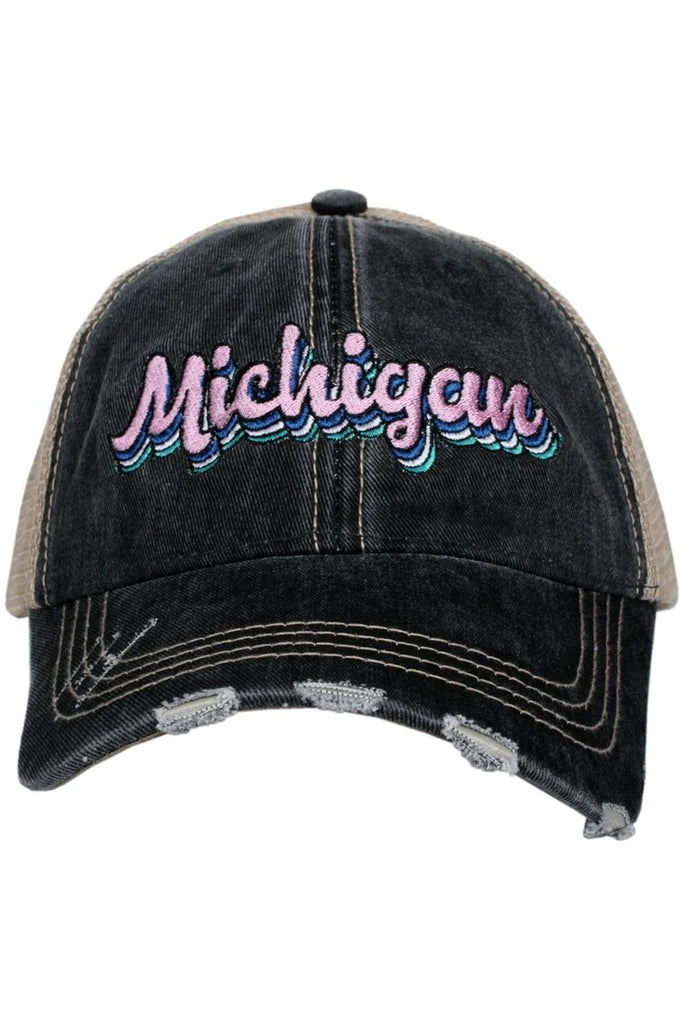 Michigan Layered Trucker Hats