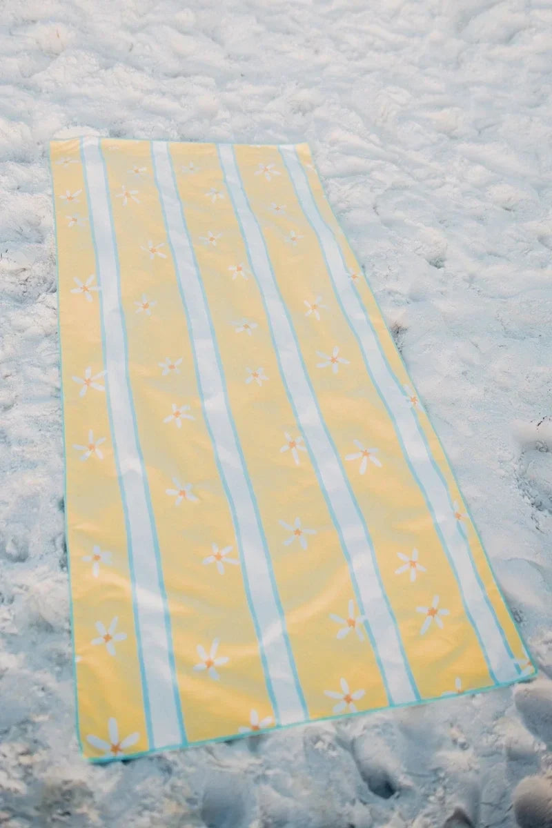 Lemons Quick Dry Reversible Beach Towel - Katydid.com