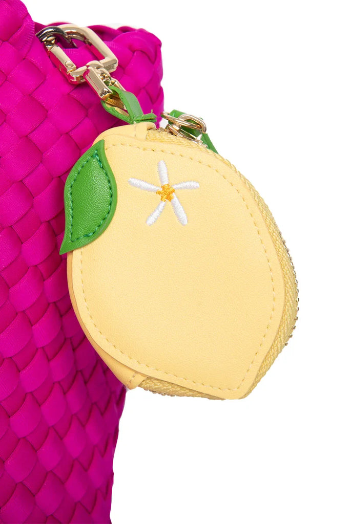 Zesty Lemon Coin Purse Keychain - Katydid.com