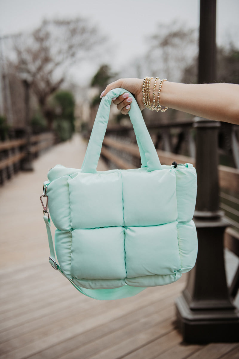Mint Green Cute Mini Tote