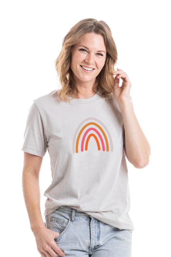 Boho Rainbow Graphic Tee