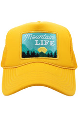 Mountain Life Patch Foam Trucker Hat