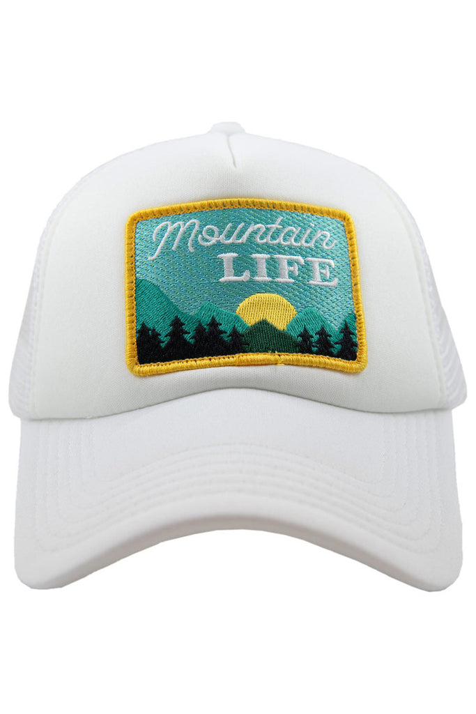 Mountain Life Patch Foam Trucker Hat