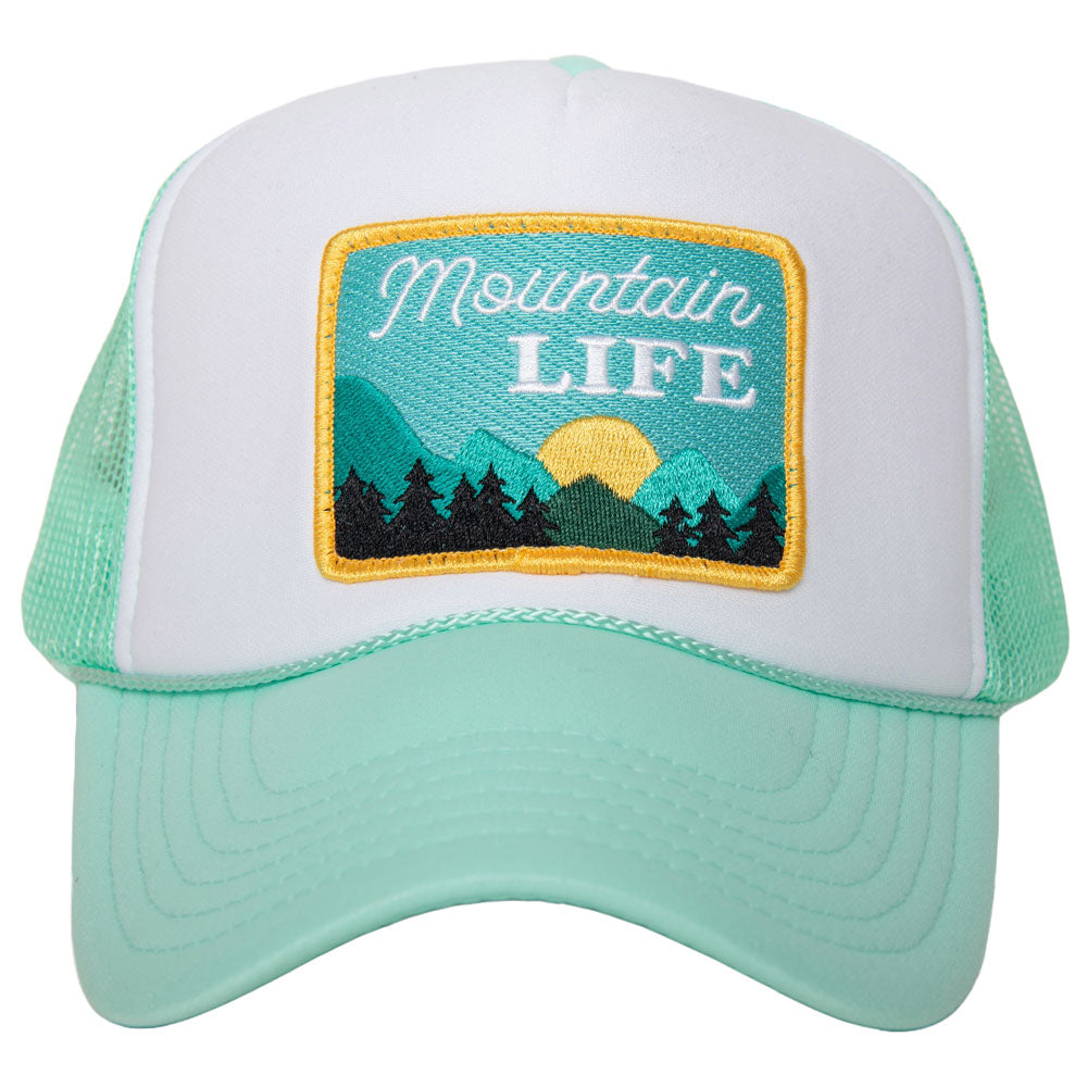 Mountain Life Patch Foam Trucker Hat