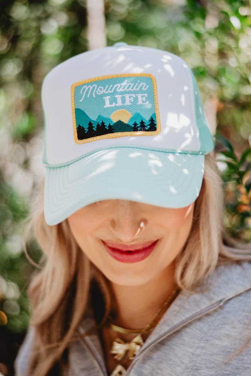 Mountain Life Patch Foam Trucker Hat - Main Image