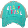 Beach Please (MULTICOLORED) Trucker Hat