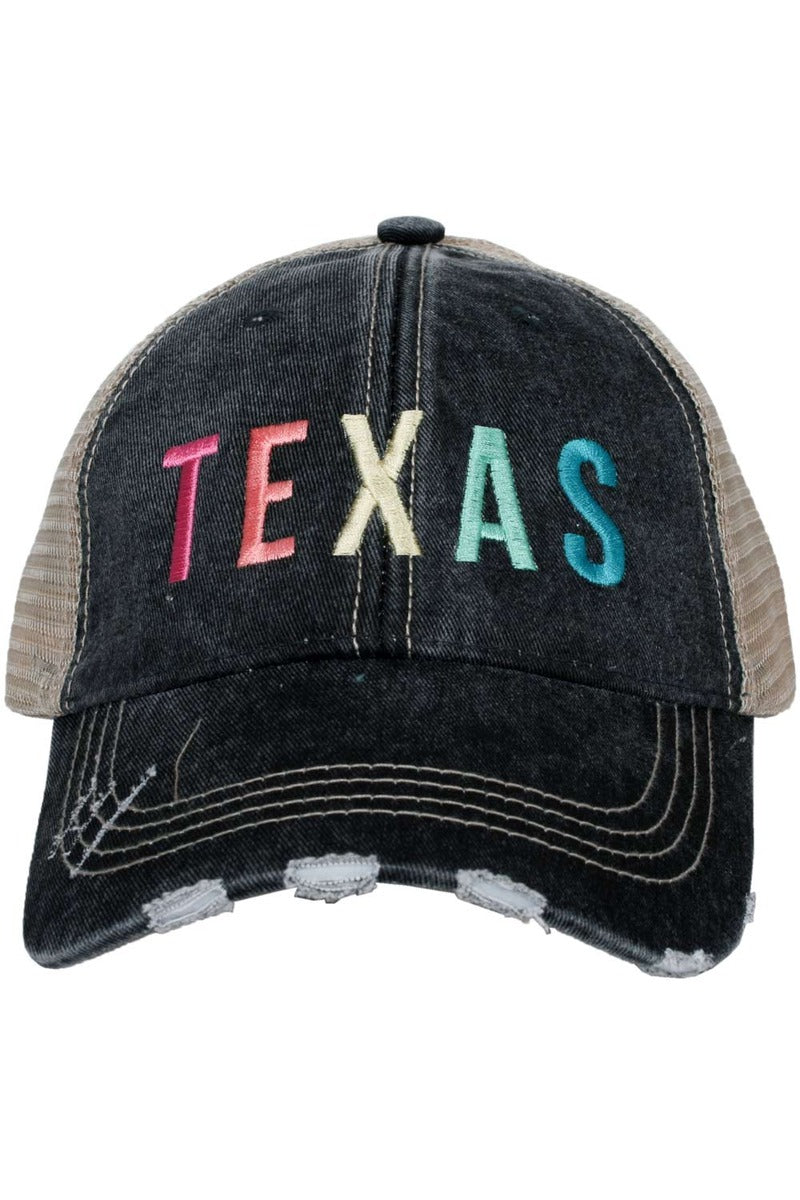 TEXAS Women's Trucker Hats - Multicolored - Katydid.com