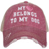 Katydid My Heart Belongs To My Dog Trucker Hats - Katydid.com
