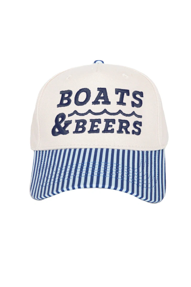 Boats & Beers Vintage Trucker Cap - Katydid.com