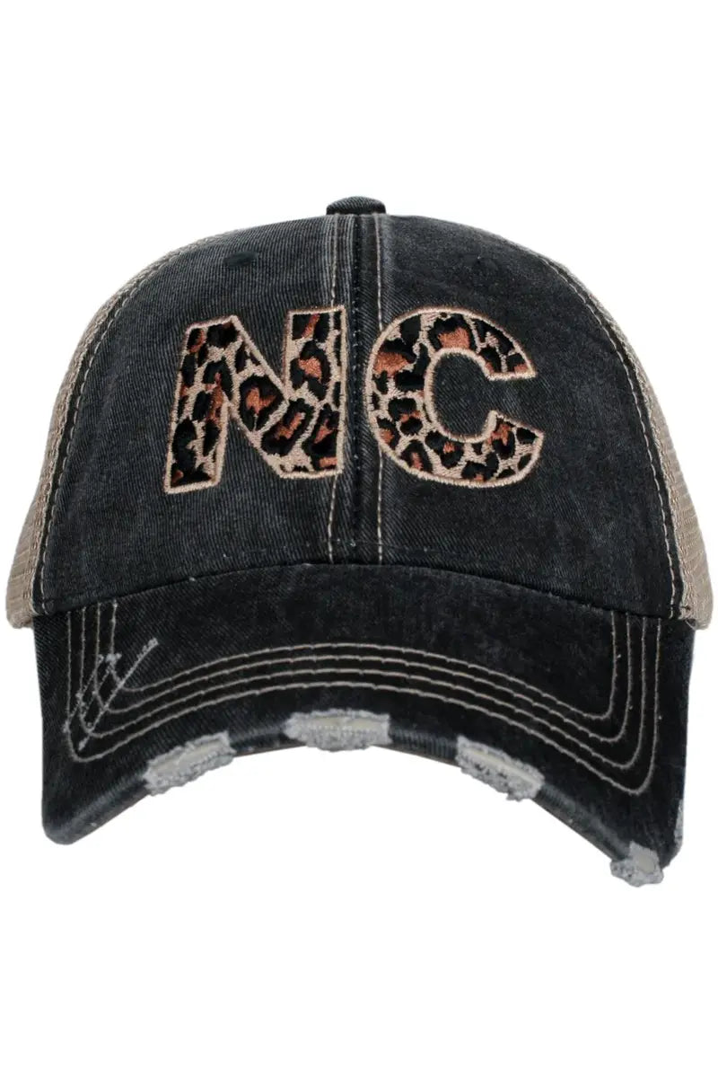 NC North Carolina Leopard State Women's Hat