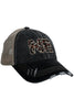 NE Nebraska Leopard Women's Trucker Hat