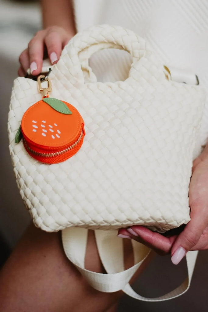 Sweet Orange Coin Pouch Keychain - Katydid.com