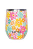 Spring Flowers Stemless Wine Tumbler