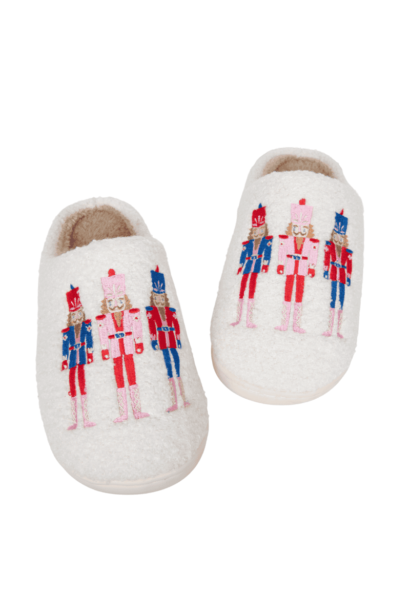 Nutcrackers Holiday Slippers Women - Katydid.com