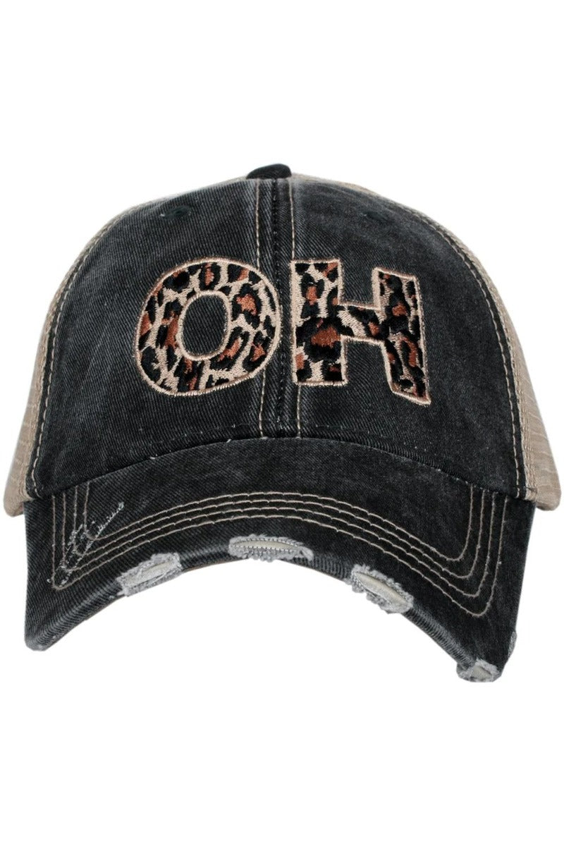 OH Ohio Leopard State Women's Hat - Katydid.com