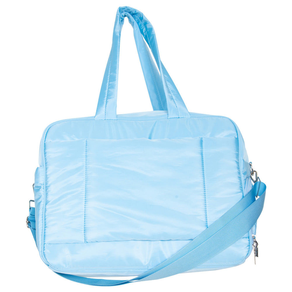 Light Blue Weekender Bag w/ Pass-Thru Slip