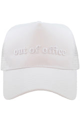 Out of Office 3-D Embroidered Trucker Hat