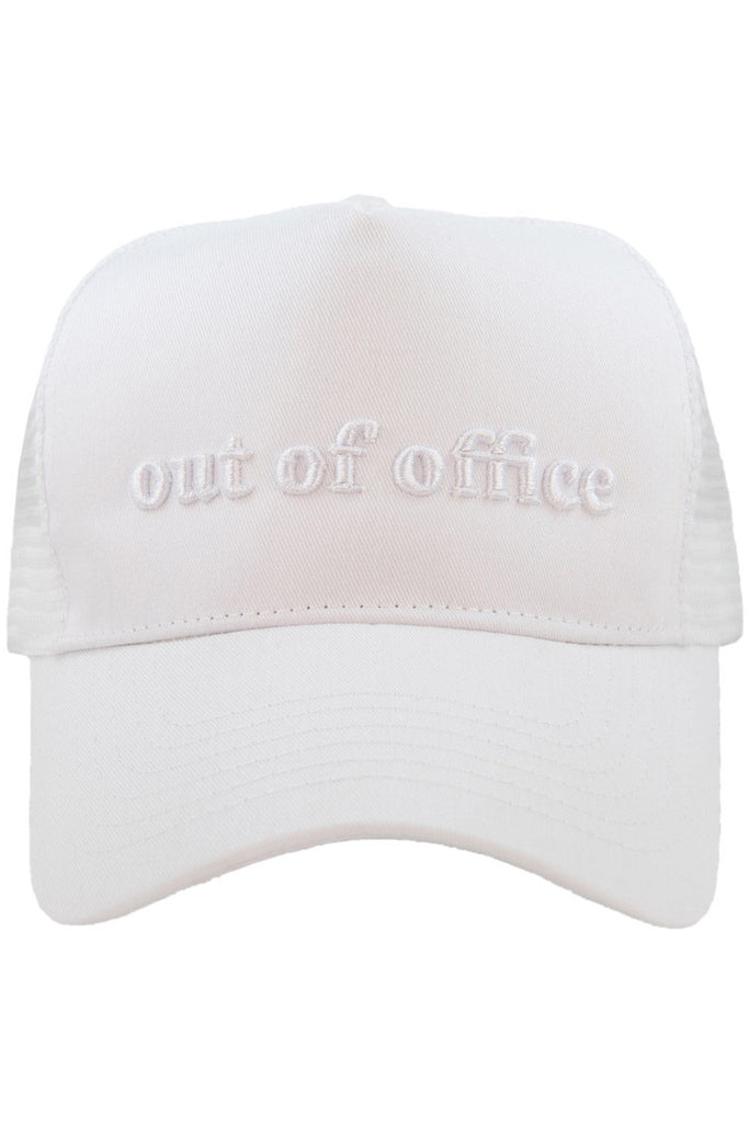 Out of Office 3-D Embroidered Trucker Hat