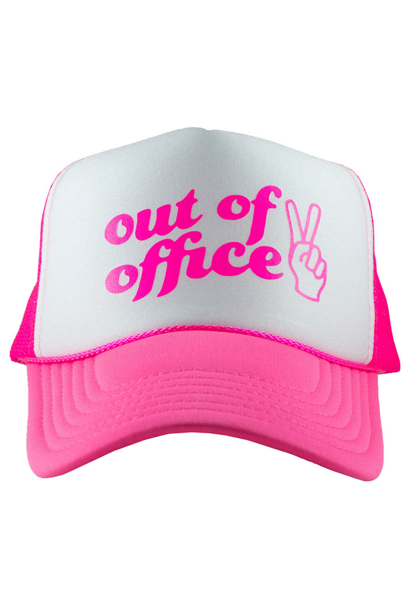 Out of Office DECAL Foam Hat - Katydid.com