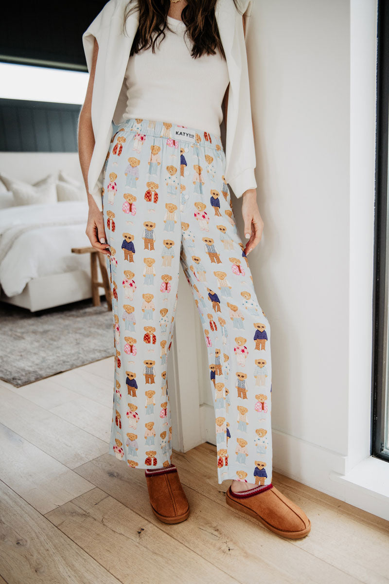 Teddy Bears Boxer Pajama Pants | Women's Lounge Pants | Shop Katydid