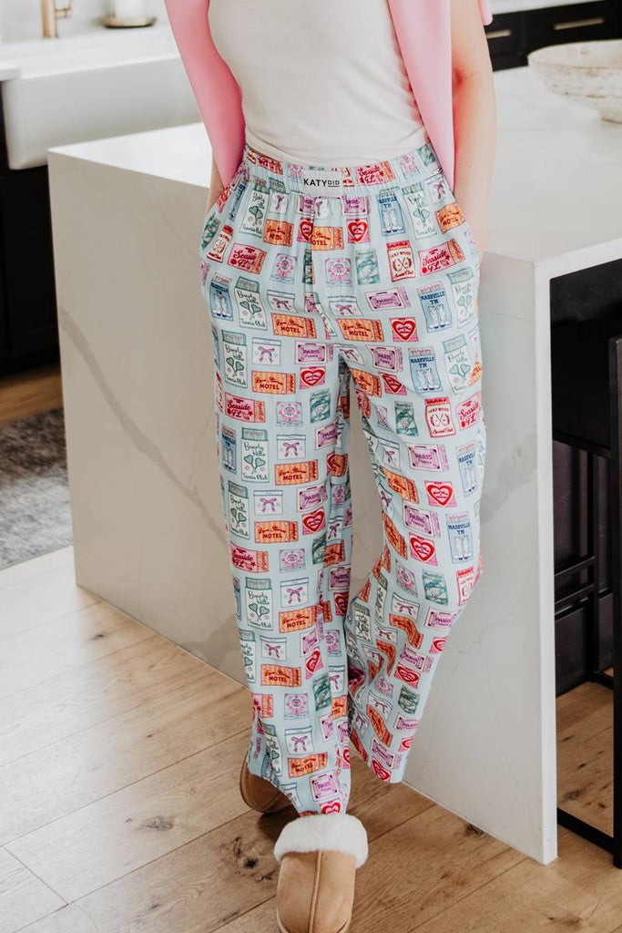 Traveling Matchbook Boxer Pants