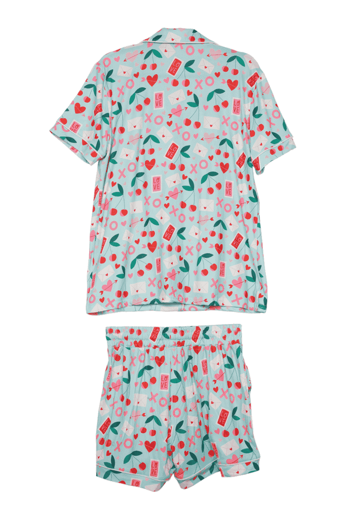 XO Cherries Valentine's Day Pajamas