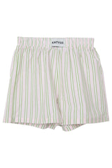 Light Pink and Green Striped Boxers