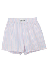 Light Pink and Blue Striped Boxers