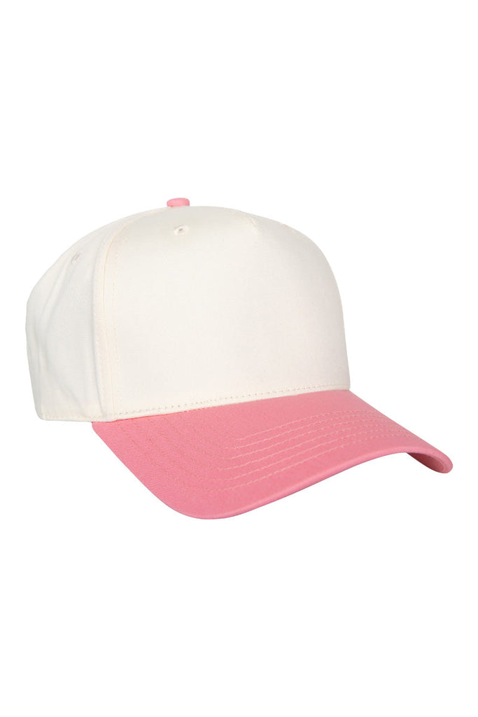 Pink and Tan Two-Toned Vintage Hat