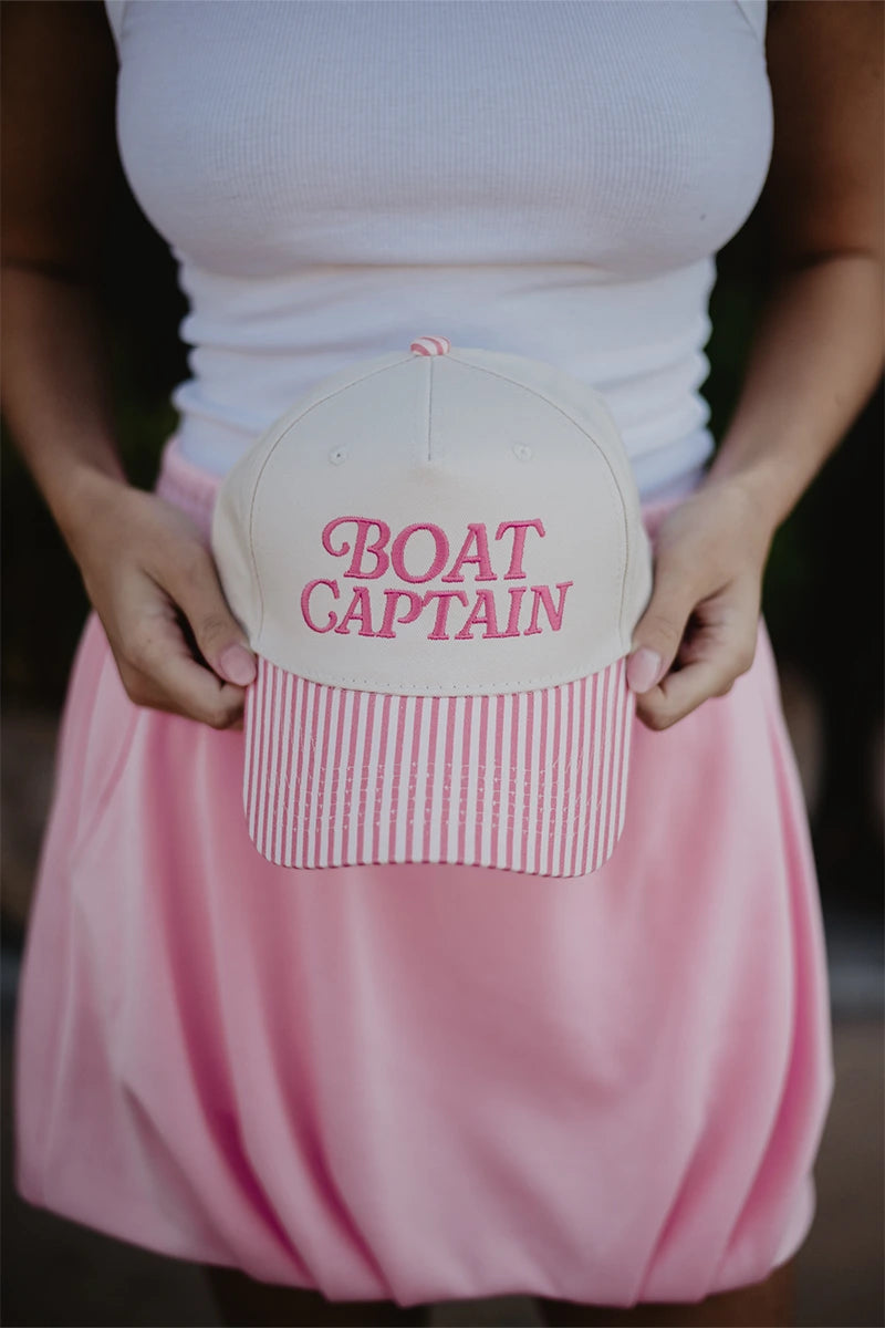 Boat Captain Two-Toned Vintage Hat - Katydid.com