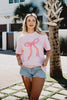 Pink Coquette Bow Graphic Tee