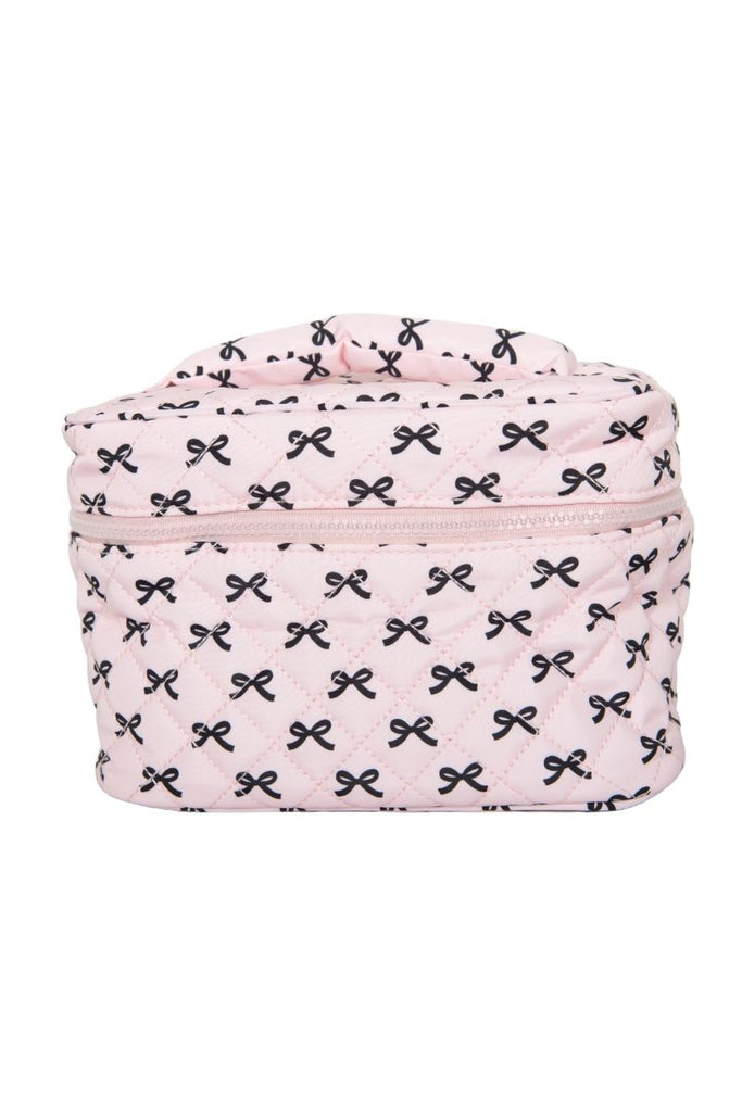 Mini Black Bows Travel Cosmetic Bag