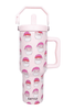 Pink Santas 38 Oz Tumbler - Katydid.com