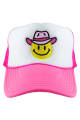 Cowboy Happy Face Foam Hat