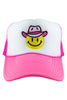 Cowboy Happy Face Foam Hat