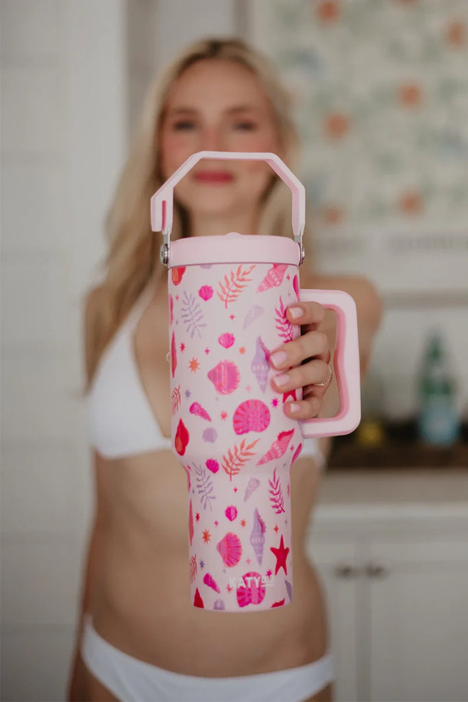 Beach Seashells Stainless Steel Tumbler