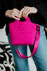 Fuchsia Crossbody Bucket Bag