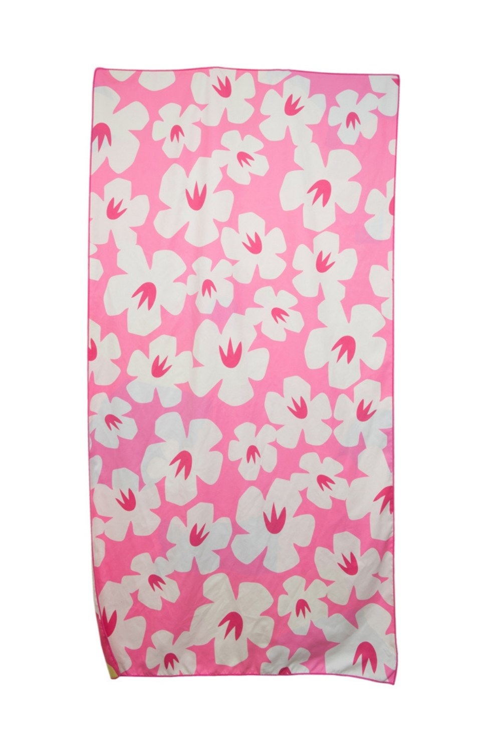 Abstract Flowers Microfiber Reversible Quick Dry Towel