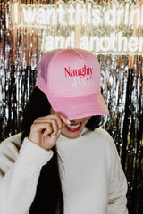 Naughty & Nice Foam Trucker Women's Hat