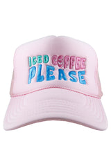 Iced Coffee Please Foam Trucker Hat