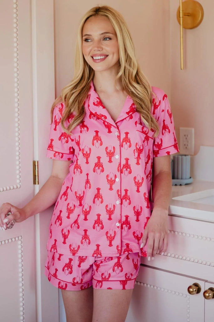 Lobsters Women's Pajama Shorts
