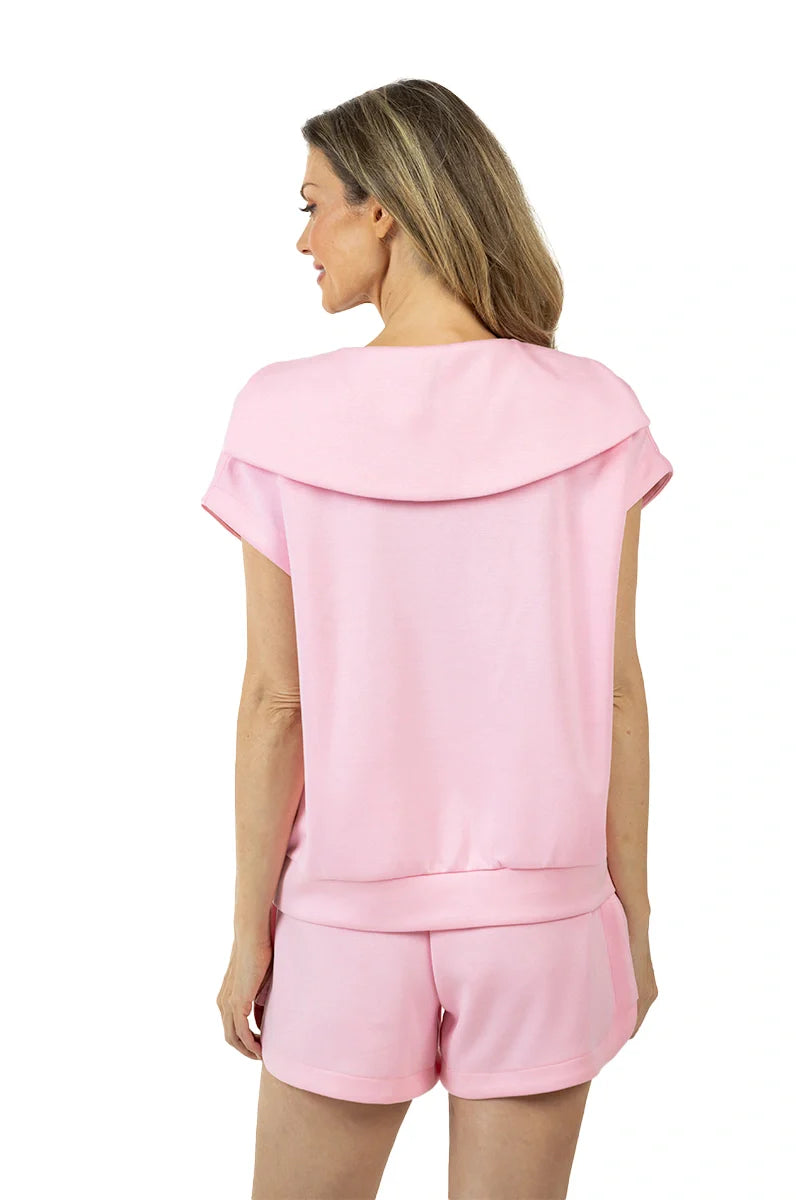 Pink Half Zip Scuba Set - Katydid.com