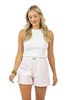 Light Pink Plaid Women's Boxers - Katydid.com