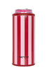 Pink and Wine Striped 12 Oz Can Cooler