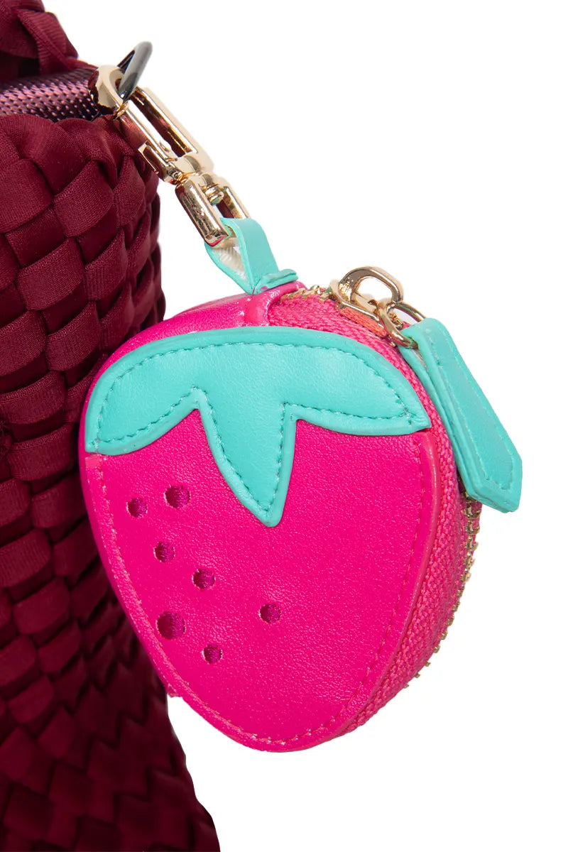 Strawberry Coin Holder Bag Charm - Katydid.com