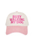 Busy Walking My Dog Vintage Trucker Hats - Katydid.com