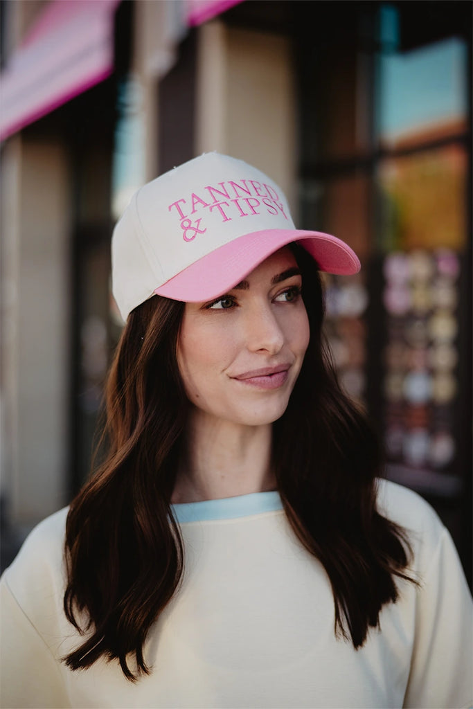 Tanned & Tipsy Vintage Hat - Katydid.com